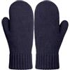 CLASSE77 - Muffole Donna in Lana e Cashmere - Guanti Artigianali invernali Morbidi e Caldi - Made in Italy (Nero)