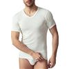 SalGiu Maglia Intima (3 Pezzi) Lana e Cotone Uomo Termica Mezza Manica Scollo a V Invernale (5)