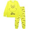 The Grinch Pyjama pour Enfants, pour garçons et Filles, Manches Longues, 100% Coton, Chaud, Hiver, Noël, 4/5 Ans, Vert