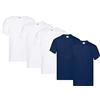 Fruit of the Loom Original T. - T-shirt da uomo, confezione da 5, L