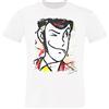 Generico Lupin-The Legend Art. Color 2075-19 T-Shirt Urban Men Uomo 100% Cotone Fiammato BS (IT, Testo, M, Regular, Regular, White)