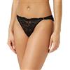 Emporio Armani Brazilian Brief Eternal Lace, Intimo stile bikini Donna, Nero, L
