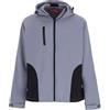 Capece Giacca da lavoro in softshell 2 strati 280 - Modello Merano (Grigio, XXL)