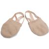 EFRJUWI Scarpe da ginnastica ritmica, scarpe ballo donna con mezza suola elastica, punta, danza del ventre for ragazze per Balletto Jazz(Skin,34-35)