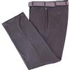 BRUHL Uomo Montana Pima Stretch Gabardine Autunno Peso Chino - Grigio Antracite - W38 L34