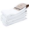 eMMe SQUARE Calzini Caldi in Lana e Cotone per Donna con Elastico Sanitario, Made in Italy, Parte esterna in lana, parte interna in cotone, ottimi per l'inverno e il freddo. Taglia Unica dal 35-40