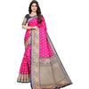 IMTRA FASHION Saree Di Seta Artistica Stampata Viola Tradizionale Indiana Con Camicetta-SELENA PURPLE
