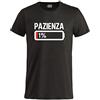 BrolloGroup T-Shirt Uomo Pazienza 1% Magliette Simpatiche PS 27431-A001 (Arancione, L)