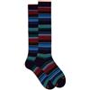 Gallo Calze lunghe uomo viola righe multicolor