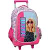 Barbie Grande Zaino Trolley con Ruote Scuola Elementare Bambina Ragazza