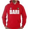 Settantallora - Felpa con Cappuccio KJ2719 Citta'd'Italia Bari Taglia M