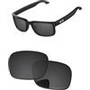 PapaViva Lenti di ricambio per Oakley Holbrook XS OJ9007, Nero grigio, Holbrook XS