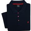 U.S. Grand Polo Equipment & Apparel Polo da Uomo Maniche Corte Semplice Tinta Unita U.S. Grand Polo M L XL XXL XXXL (XXXL - Blu)