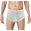 eMMe SQUARE - Set 3 Slip Classiche a Vita Alta da Uomo con Apertura Laterale, Ottima Traspirabilità e vestibilità, 100% Cotone a Costine di Alta qualità, Made in Italy, Colore Bianco, Taglia XL (52)
