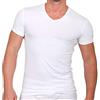 Enrico Coveri (3pz) T-Shirt Scollo V in Cotone Elasticizzato (6 - XL - 52, Bianco)