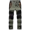 Generisch Pantaloni da sci da uomo, impermeabili, invernali, softshell antivento, caldi, imbottiti, per snowboard, trekking, con tasche, per attività all'aria aperta, bianco, XL