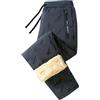 Qzeanxy Calzamaglia Uomo - Imbottiti Invernale Completò Comodo Leggero Lavoro Riscaldati Casual Intimo Termico Lungo Pantaloni Sportivi Tuta Pile Running