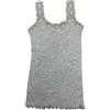 Ragno Canotta a costine spalla larga in pizzo elasticizzato lana merino e seta art. 70183W