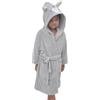 DeHolifer Accappatoio per Bambine Ragazze Accappato in Cotone Vestaglia Grafica Animale Asciugamano Ispessito Vestaglie Cappello con Orecchie Poncho con Cintura e Tasche Asciugamani da Bagno