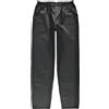 Siry Work Pantalone da Cuoco in Cotone Leggero Resistente con Coulisse, Comodi Laccetti e Tre Tasche, Lavabile in Lavatrice, Prodotto Italiano (XL, Nero)