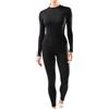 Iron-Ic - Completo Donna T-Shirt e Leggings Thermo Light Seamless Traspirante e Termico - Performance Thermic - Art. 900479 (L/XL, Nero)