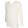 RAGNO Maglia Intima Uomo a Costina Girocollo a Manica Lunga Colore Bianco Lana TG 5 Art.003159