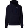 NORTH SAILS Felpa Hoodie Uomo in Cotone Organico con Patch Logo