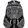 RPLIFE Zaino per bambini, borsa da viaggio leggera per ragazzi e ragazze, materiale per il rientro a scuola, 15L, elefante mandala