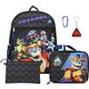 Bioworld Five Nights at Freddy's Security Breach Fazcade 5-Piece Backpack Set (Little Big Kid) Zaino, Blu, Taglia Unica Unisex-Adulto