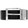 GUESS cintura Milano Adjustable & Reversible Belt H35 W115 Black nero accorciabile