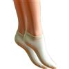 Fontana Calze, 12 paia di Mini Calza/Fantasmino/Pariscarpa DONNA in cotone Filo di Scozia elasticizzato. BIANCO TG 38/40