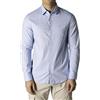 Armani Exchange Camicia Uomo Essential, Oxford Cotone, Oxford Azzurro / 42b, XXL