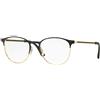 Ray-Ban 6375, Montature Unisex Adulto, Nero (Black/Gold), 51