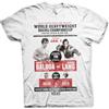 Rocky Licenza Ufficiale World Heavyweight Poster Uomo Maglietta (Bianca), XX-Large