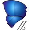 SAUCER Lenti di ricambio premium e kit di gomma per occhiali da sole Oakley Flak Draft OO9364, Blu notte Polarizzato, Taglia unica