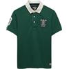 Superdry Vintage Pique Rugby Polo, Verde Cacciatore, L Uomo