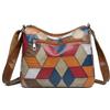 Hemasa Borsa a tracolla da donna in pelle PU, Marrone, 17