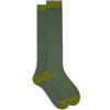 Gallo Men's long, light cotton socks made in Italy