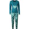 Liabel Pigiama da Donna Invernale 100% Cotone Interlock, Art. J524 Rosa L