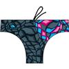 Turbo - Costume da bagno Crystal Grigio/Nero Slip di Waterpolo competizione nuoto e triathlon, grigio, M
