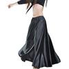 DAIHAN Donne Gonna Flamenco Danza del Ventre Professionali Costume Swing Gonne Lungo Elastico in Vita Bodeaux Taglia Unica
