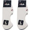 Fila 6 Paia salvapiede con cuscinetto in silicone, taglio basso antiscivolo, pedalini Unisex, Calzini Invisibili per Mocassini e sneakers. (IT, Numero 39-42, 3 NERO 3 BEIGE)