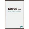 yd. Your Decoration - Cornice 60x90 cm - Antracite - Decorativa Parete in Plastica con Vetro in acryl - Antiriflesso - 60x90 Cornice - Evry