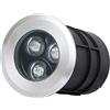 WZYJLyds Faretto subacqueo incasso 1W/3W IP68 impermeabile faretti esterno incasso 12V&24V Tensione di sicurezza for scale, terrazze, corridoi, piscine ( Colore : Bianco freddo , Misurare : 75x100mm(24V) )