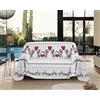IlGruppone Telo Arredo Made in Italy in Cotone Grandfoulard Copritutto Copridivano Copriletto-Teli Sofà Arredatutto-Drappeggio-Arazzo-Copridivano Grand Foulard Letto - Singolo - Gattini Rosso