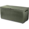 Keter Baule da Giardino Springwood, Capacità Contenitiva Fino a 305 L, 123 x 53.5 x 57H, Verde