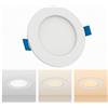 MAKA change your life quality MAKA Faretto Led da Incasso per Cartongesso, Faretto Led 24 Watt Incasso Tondo, Personalizzabile in Luce Calda - Naturale - Fredda (3000K-4000K-6500K), 220V, 50/60 Hz, Ip20, Alluminio