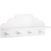 ATMOSPHERA CREATEUR D'INTERIEUR - Appendiabiti per Bambini Nuage Bianco 4 Ganci