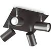 Ideal Lux SPOT PL4 NERO - 156781