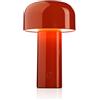 Flos Bellhop - Batteria in policarbonato, 12,5 x 21 cm, Colore: Rosso